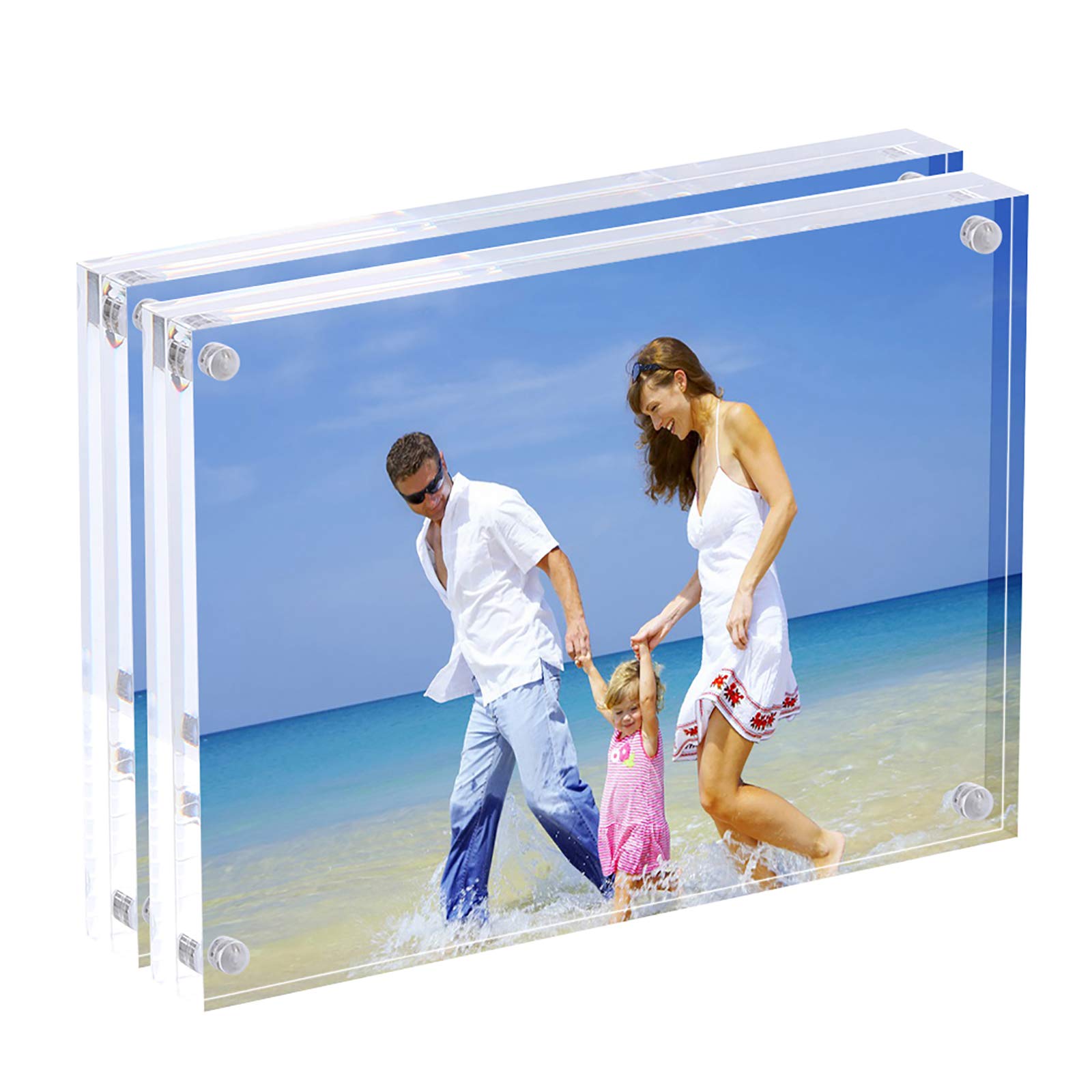 Amazon.com - AMEITECH Acrylic Picture Frames, 4x6'' Clear Double